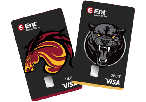 Ent Visa debit cards for Harrison and Sierra High Schools
