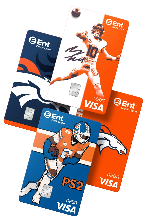 Ent x Broncos debit card mockup