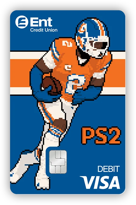 Ent Broncos PS2 debit card design