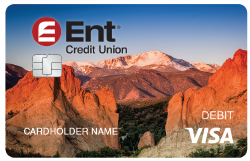 Sample Ent Visa Debit Card.