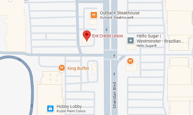Google map image of the Westminster Service Center location